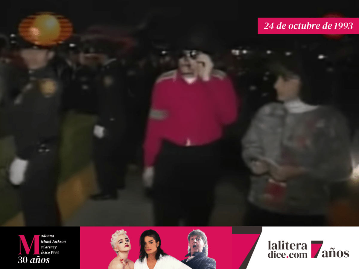 Así llegó Michael Jackson a México en&nbsp;1993
