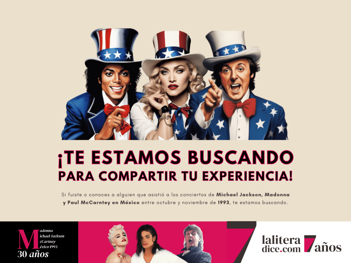 ¿Fuiste a los conciertos de Michael Jackson, Madonna o Paul McCartney en México en 1993? ¡Te estamos&nbsp;buscando!